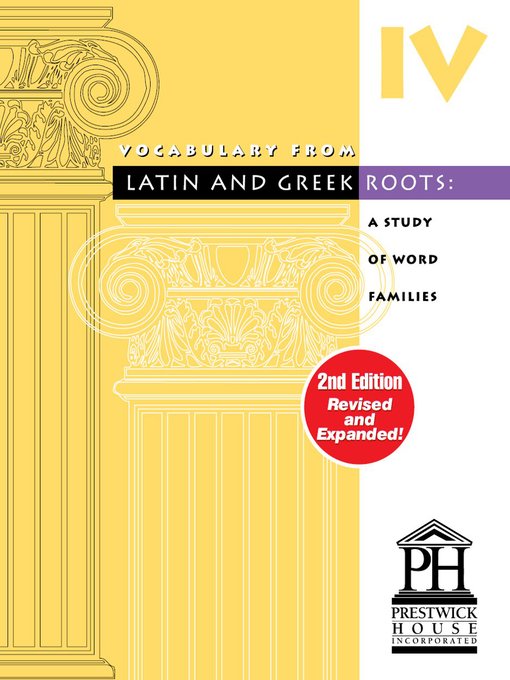 Title details for Vocabulary from Latin and Greek Roots, Book 4 by Elizabeth Osborne - Available